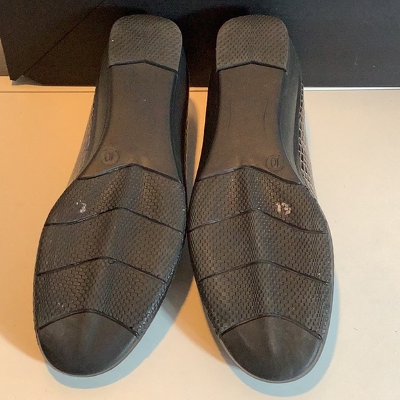 Easy Spirit Bronze Brown Reptile Print Slip On Low Heel Comfort Shoes Flats 10M - Picture 10 of 12